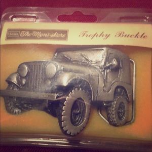 Vintage Jeep belt buckle